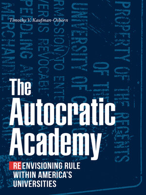 cover image of The Autocratic Academy